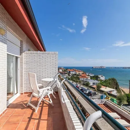 Accesso 2 Playas Locos Y Concha Vistas Increibles 6 Per Parking Appartamento Suances