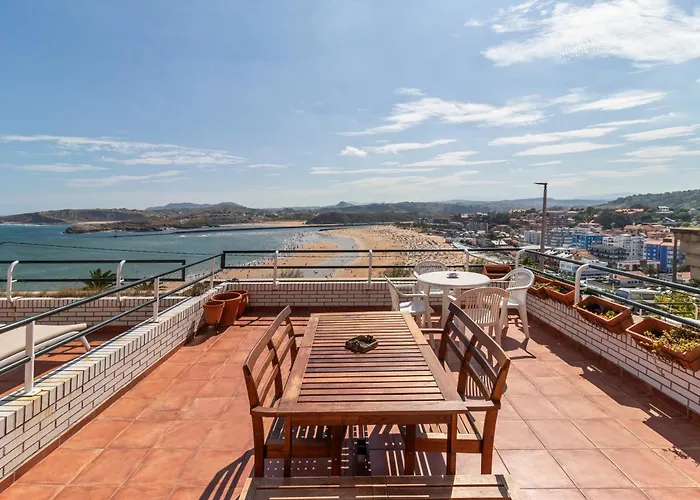 Accesso 2 Playas Locos Y Concha Vistas Increibles 6 Per Parking Apartment Suances